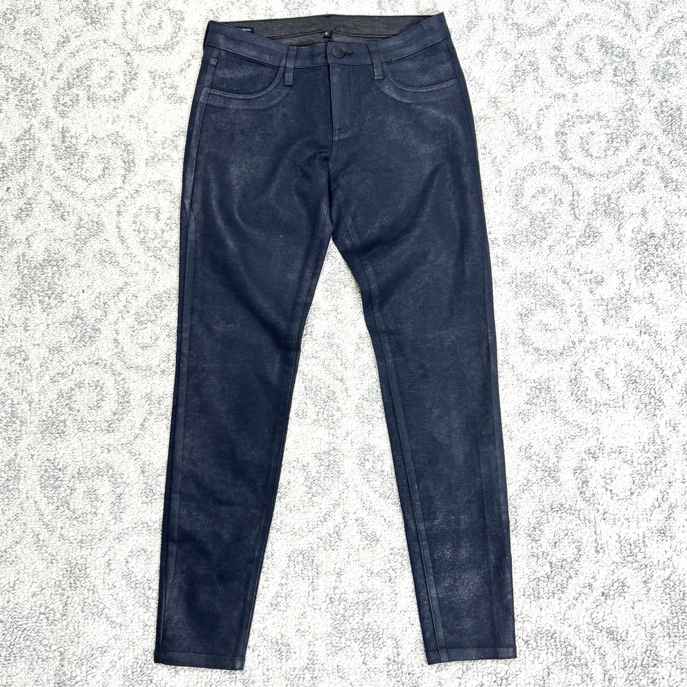 Kut Kollection Jeans Size 6 Black Cotton Poly Rayon Spandex Skinny Light‎ Wax
